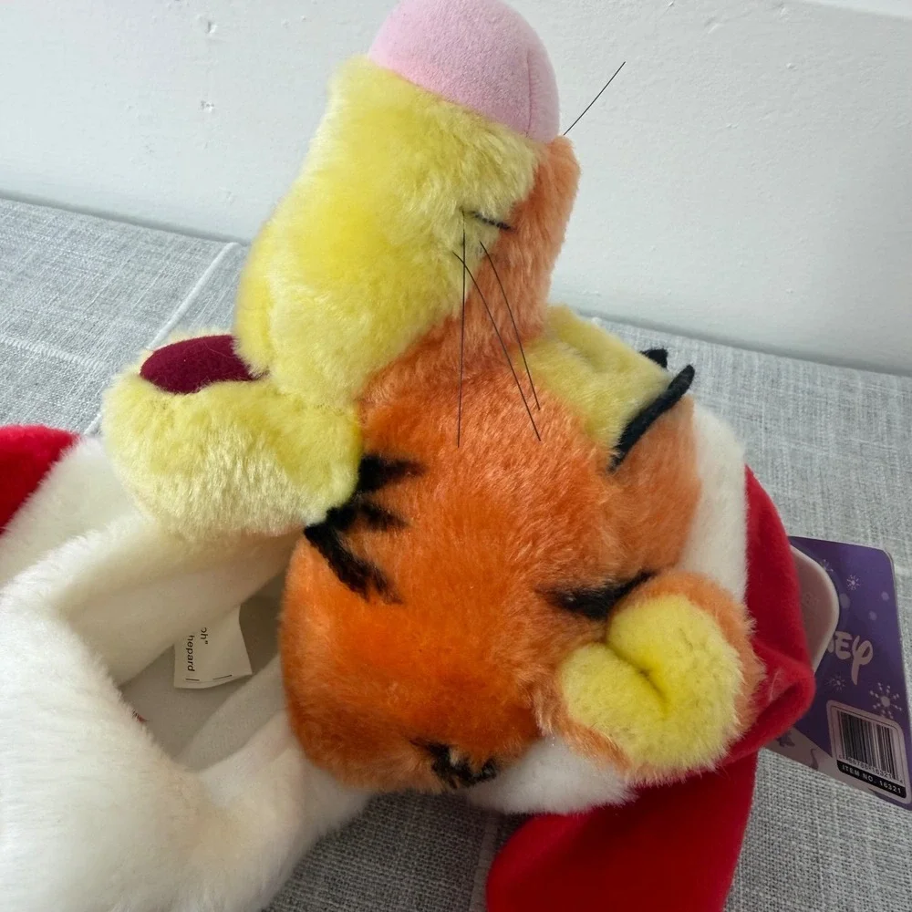 VTG Y2K Disney Tigger‎ 3D Plush Christmas Stocking Gemmy 2004 NEW
